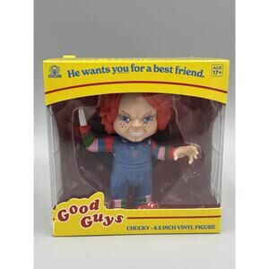 Good Guys Chucky With Blade Vinyl Figure Child Plays Horror Collectible New
